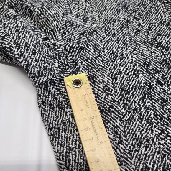 Express Womens Pants Columnist Ankle Size 4 Knit Mid Rise Herringbone Print NWT - Picture 14 of 16